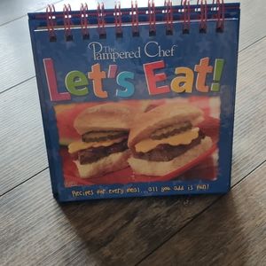 Pampered chef let's eat cookbook